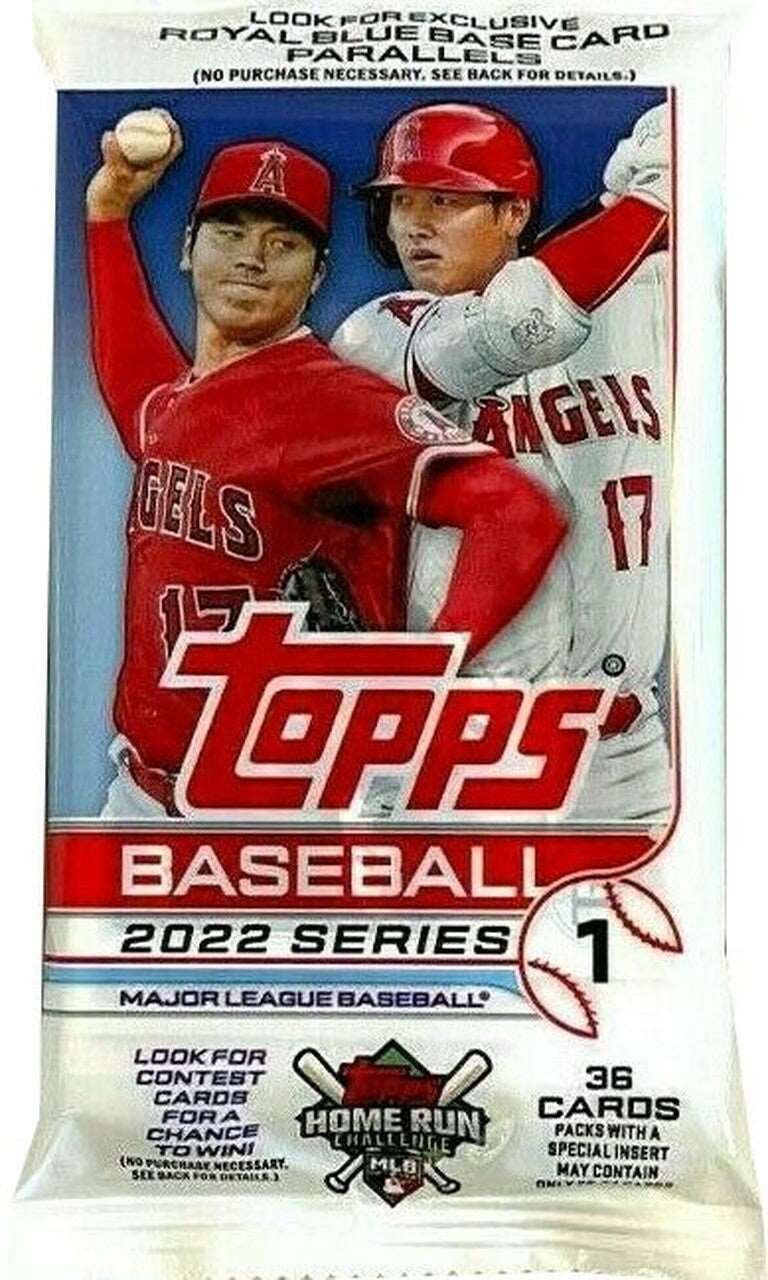 2022 Topps Series 1 Baseball Cello VALUE Pack [36 Cards]