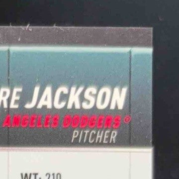 2022 Topps Stadium Club Chrome Andre Jackson Auto RC Los Angeles Dodgers - Sports Cards