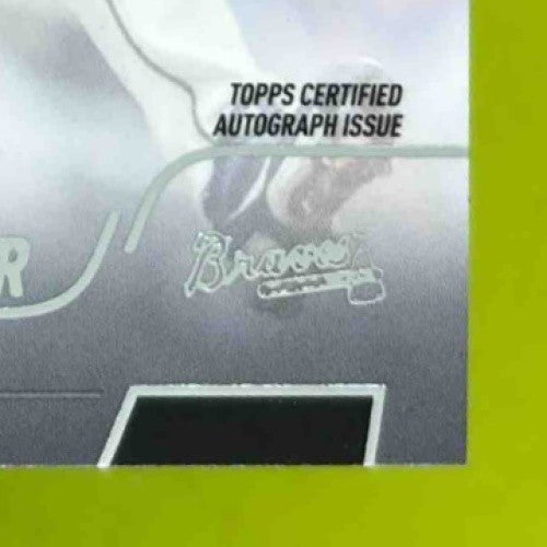 2022 Topps Stadium Club Spencer Strider Auto #SCBA-SST RC Atlanta Braves - Sports Cards