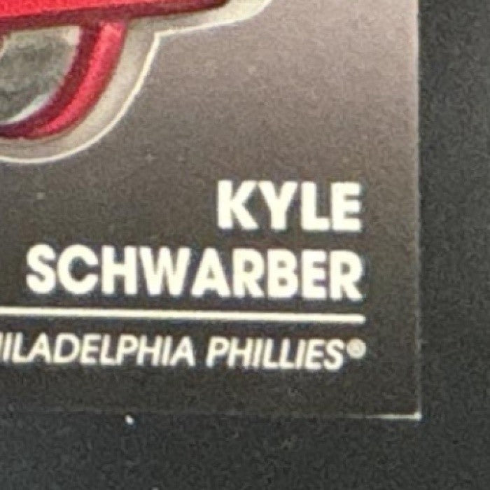 2022 Topps Update Kyle Schwarber Commemorative Batting Helmet Relic - Sports Cards