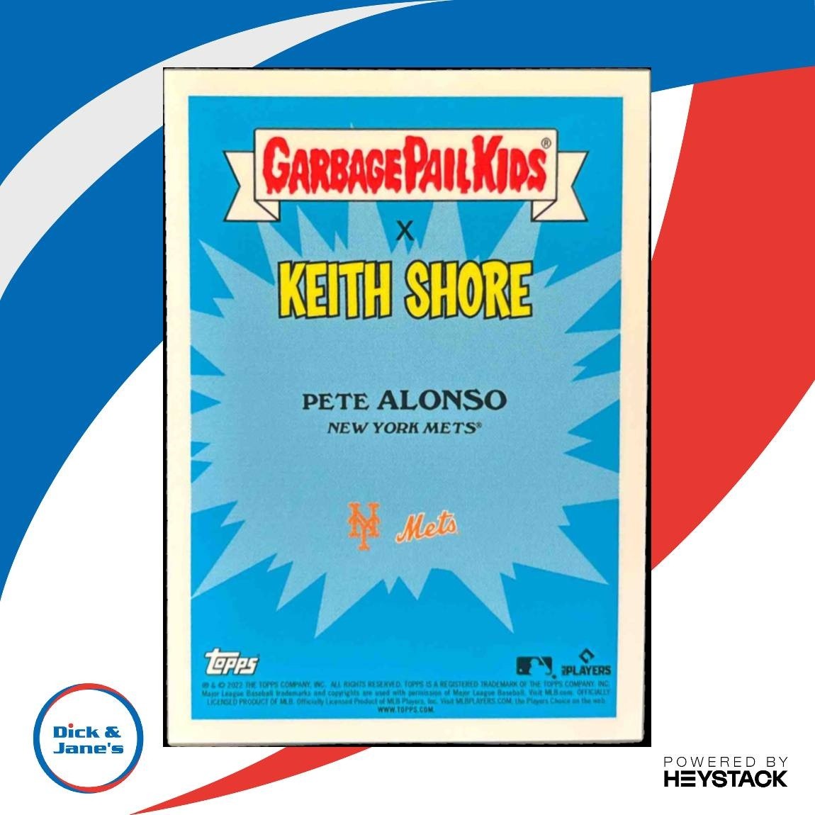 2022 Topps x MLB Series 1 Popular Pete #2a New York Mets - Sports Cards