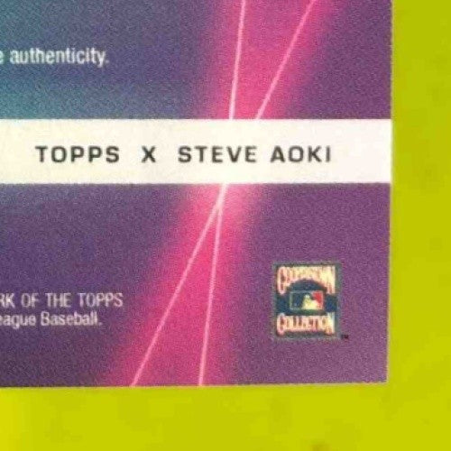2022 Topps x Steve Aoki’s 84B Frank Thomas Auto Pink Glitter 09/10 White Sox - Sports Cards