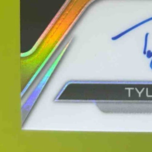 2022 Tyler Allgeier Spectra In The Zone Signatures Gold /10 #Z-TAL RC Auto - Sports Cards