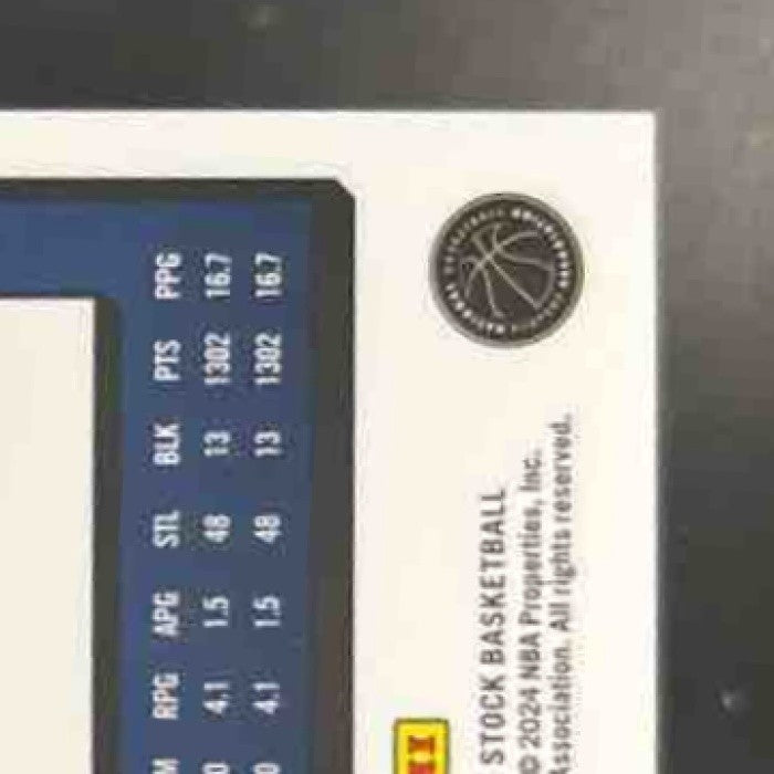 2023-24 Hoops Premium Stock Bennedict Mathurin Rising Stars Green /5 #286 Pacers - Sports Cards