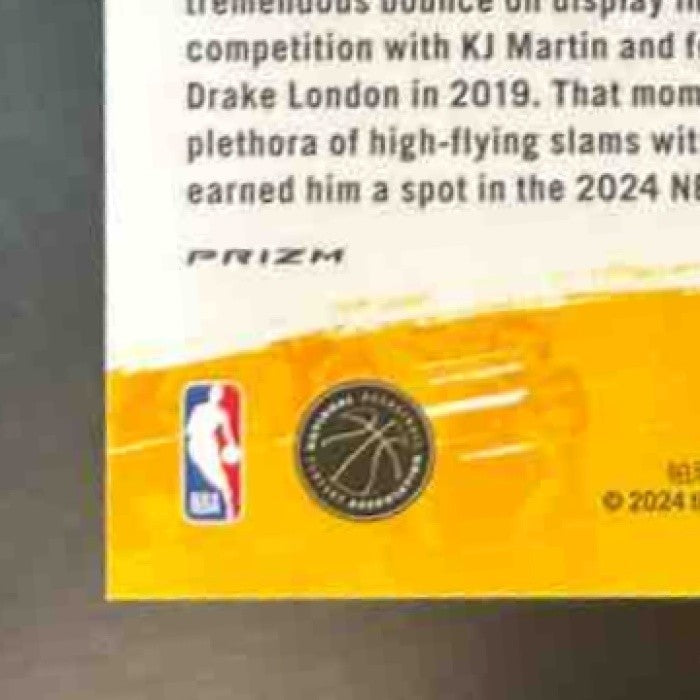 2023-24 Hoops Premium Stock Jaime Jaquez Jr. Attack the Rack Gold Ice /10 #1 RC - Sports Cards