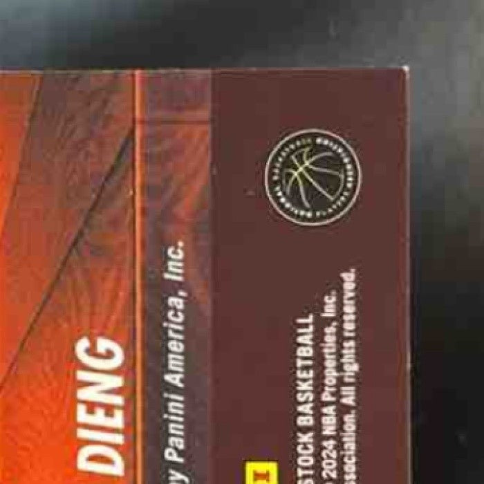 2023-24 Hoops Premium Stock Ousmane Dieng Hot Signatures Auto Thunder - Sports Cards