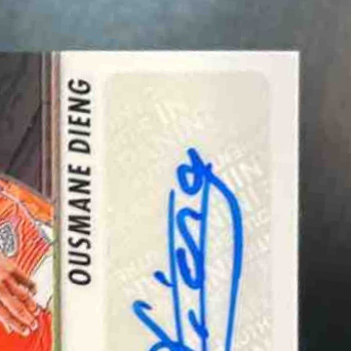 2023-24 Hoops Premium Stock Ousmane Dieng Hot Signatures Auto Thunder - Sports Cards