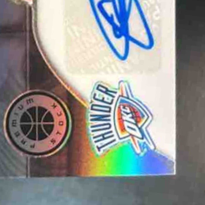 2023-24 Hoops Premium Stock Ousmane Dieng Hot Signatures Auto Thunder - Sports Cards