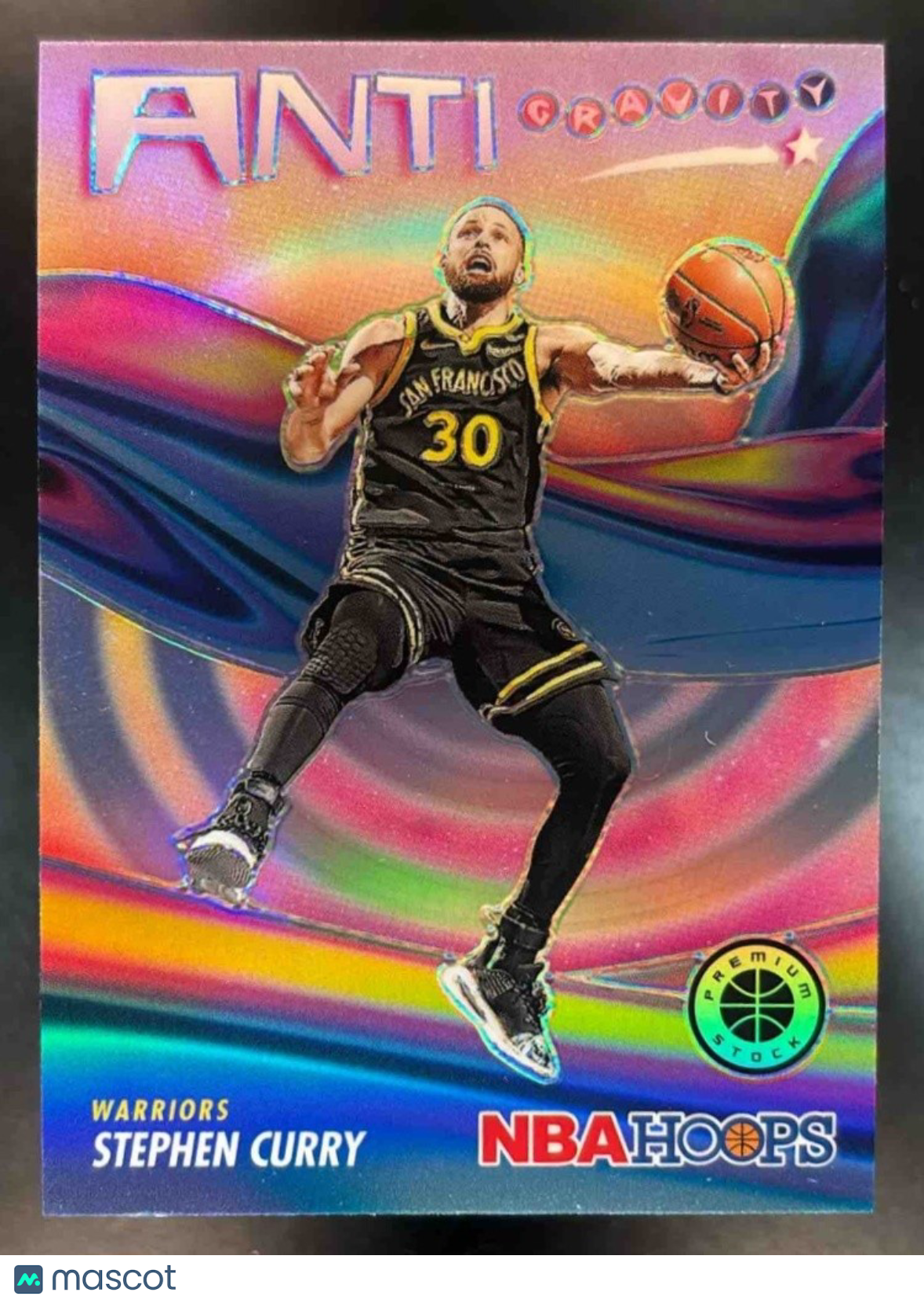 2023-24 Hoops Premium Stock Stephen Curry Anti Gravity #3 Golden State Warriors - Sports Cards