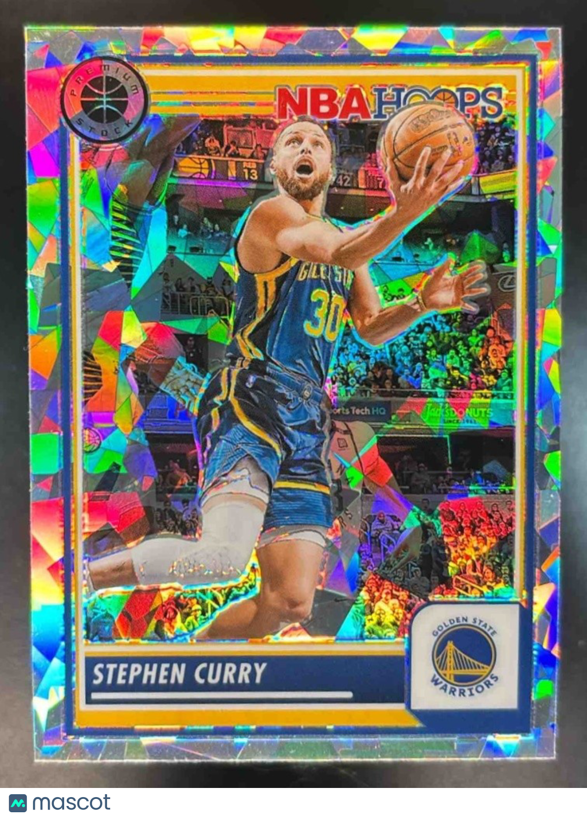 2023-24 Hoops Premium Stock Stephen Curry Ice Prizm #192 Golden State Warriors - Sports Cards