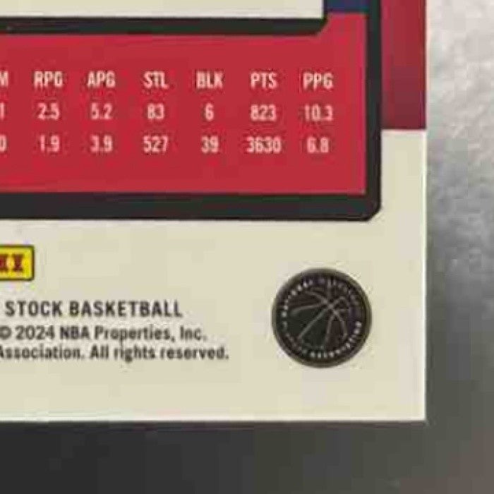 2023-24 Hoops Premium Stock Tyus Jones Red Seismic /199 #228 Washington Wizards - Sports Cards
