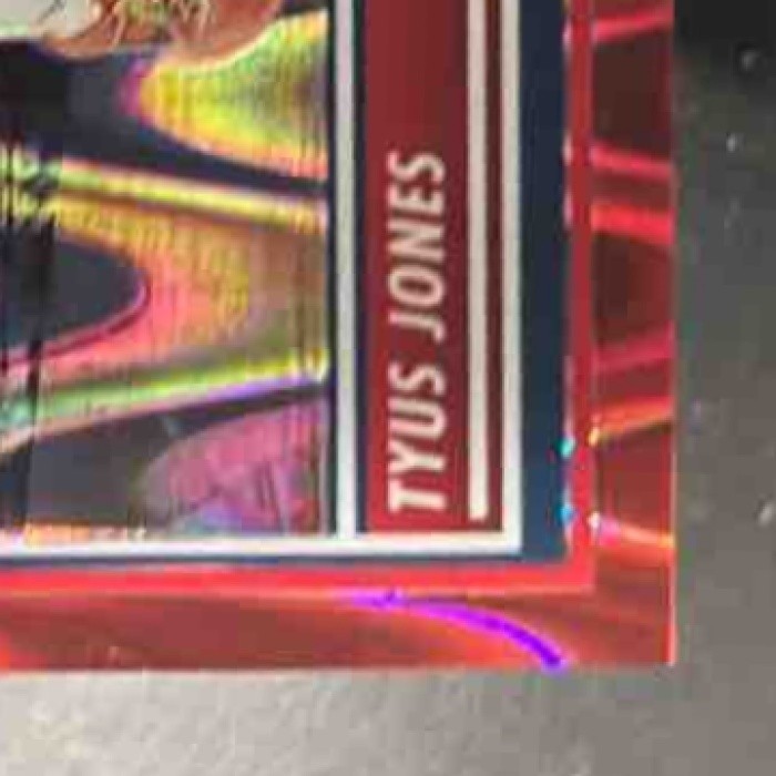2023-24 Hoops Premium Stock Tyus Jones Red Seismic /199 #228 Washington Wizards - Sports Cards