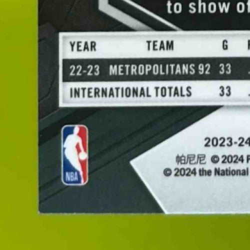 2023-24 Mosaic Victor Wembanyama Reactive Blue Prizm #257 NBA Debut RC Spurs - Sports Cards