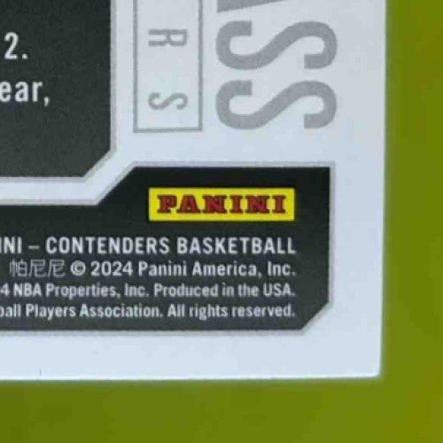 2023-24 Panini Contenders Victor Wembanyama 2023 Draft Class #9 RC Spurs - Sports Cards