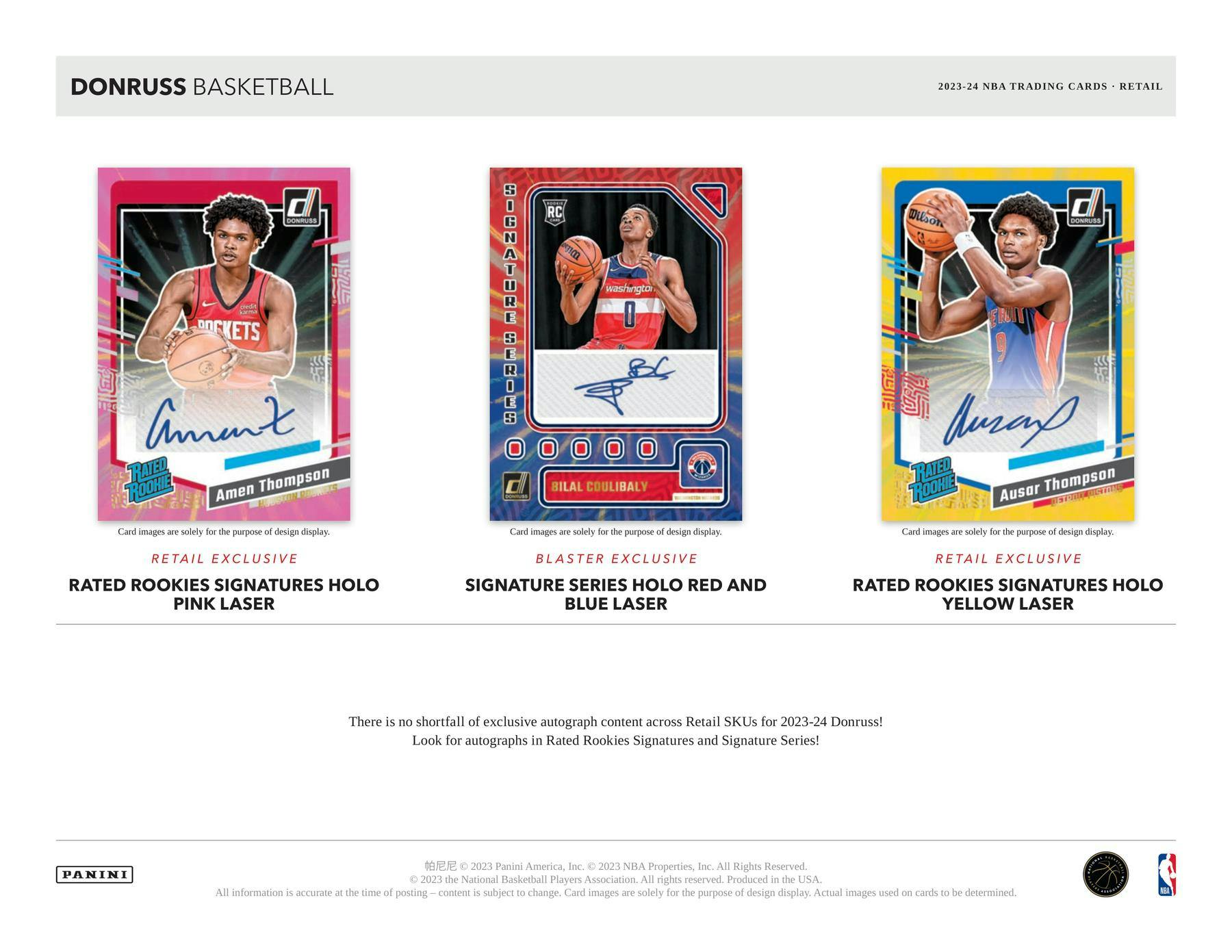 2023/24 Panini Donruss Basketball 24-Pack Retail Box (Wemby?) - NBA Retail Box