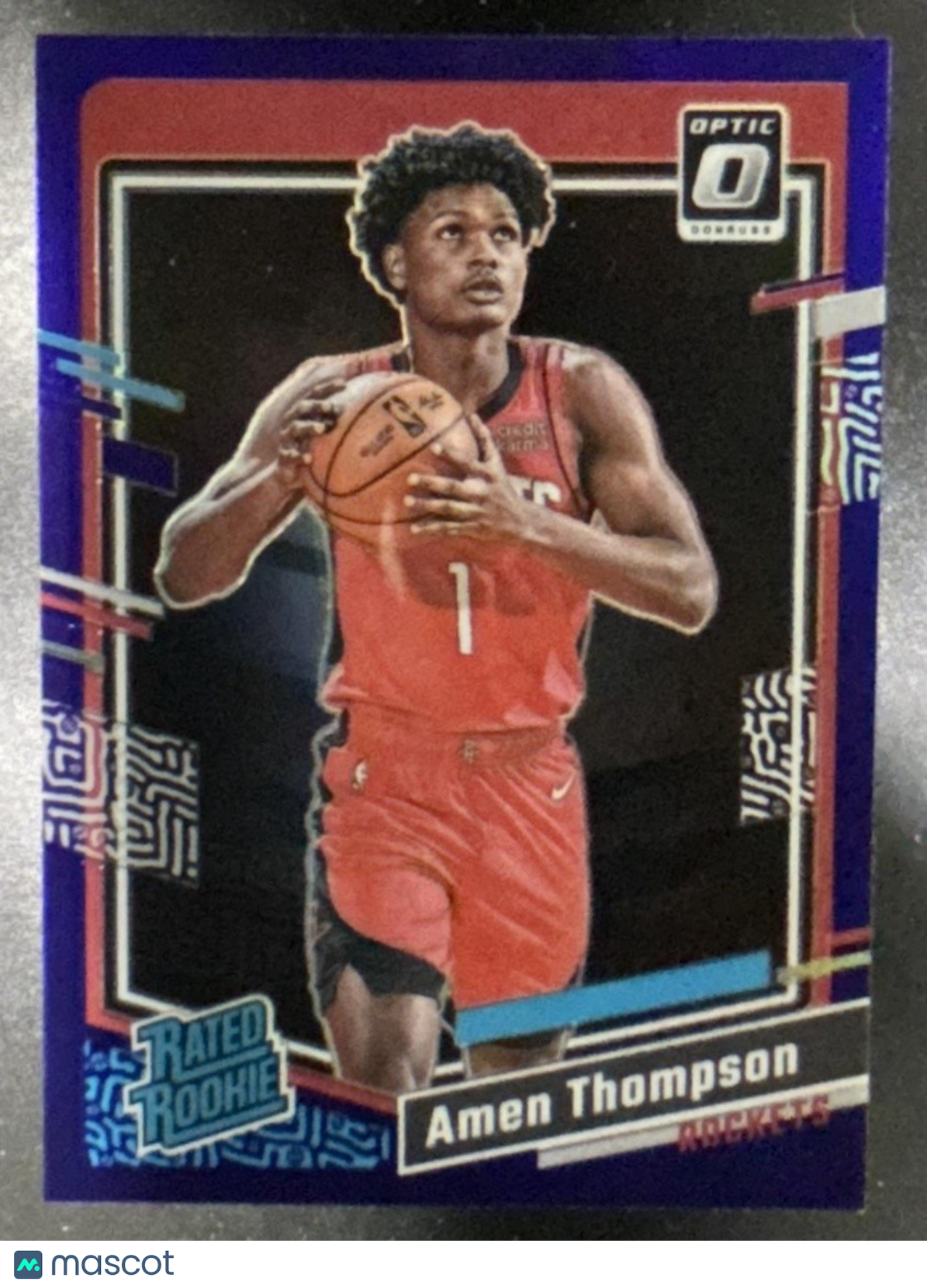 2023-24 Panini Donruss Optic Amen Thompson Purple Prizm #229 RC Houston Rockets - Sports Cards