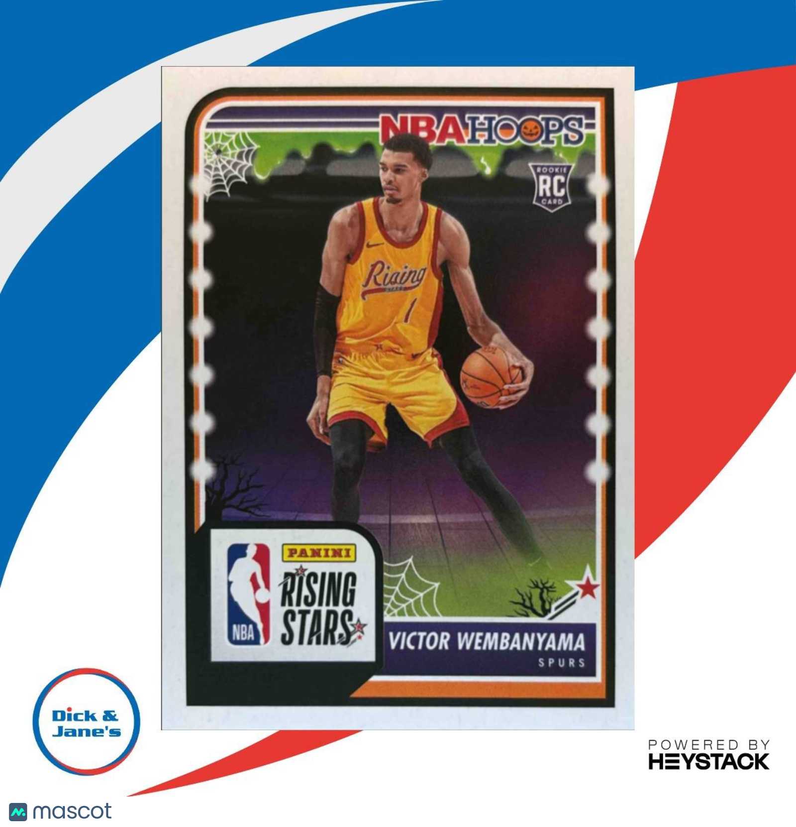 2023-24 Panini Hoops Haunted Victor Wembanyama #282 RC San Antonio Spurs - Sports Cards