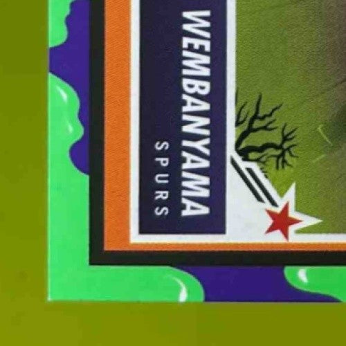 2023-24 Panini Hoops Haunted Victor Wembanyama Slime #282 RC San Antonio Spurs - Sports Cards