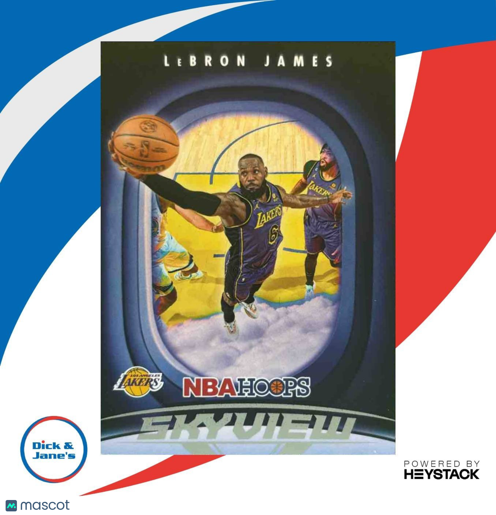 2023-24 Panini Hoops LeBron James Skyview #7 Los Angeles Lakers - Sports Cards