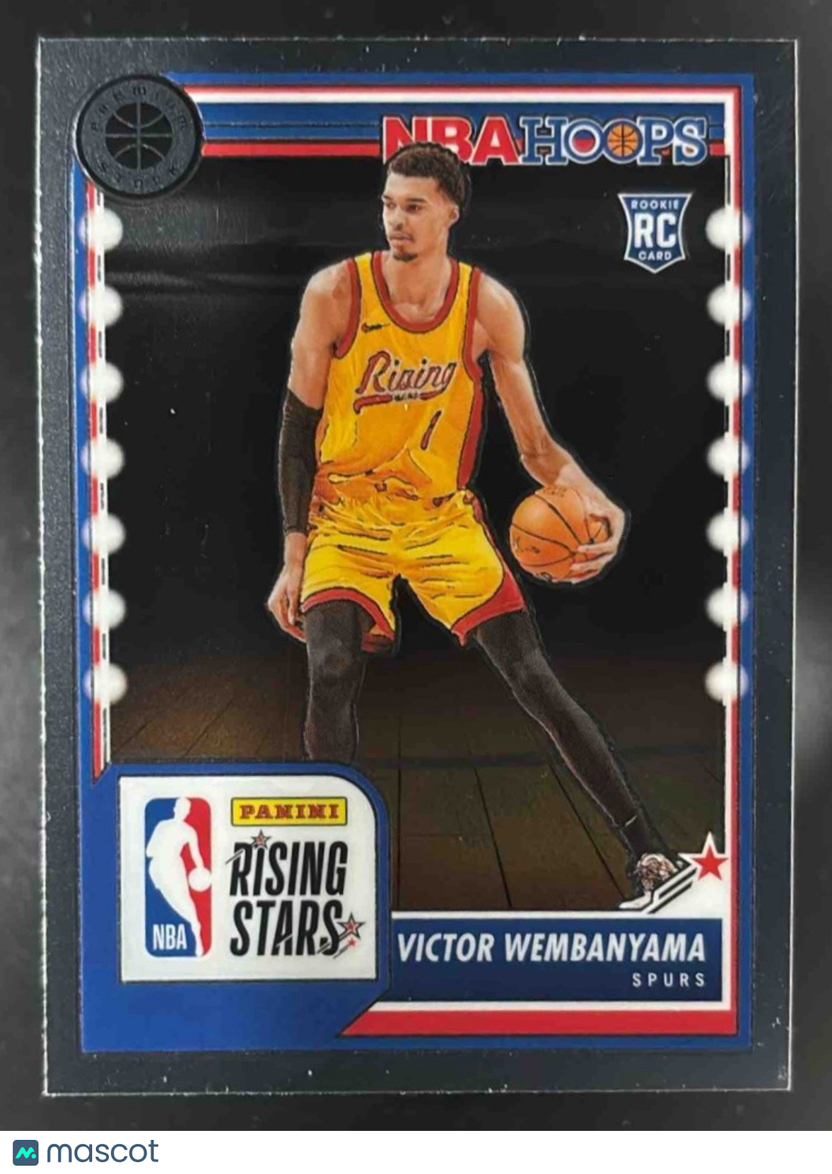 2023-24 Panini Hoops Premium Stock Victor Wembanyama Rising Stars #282 RC Spurs - Sports Cards