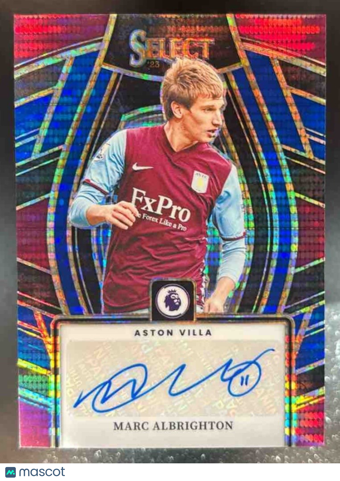 2023-24 Panini 2023 Marc Albrighton Select Signatures Auto Aston Villa - Sports Cards