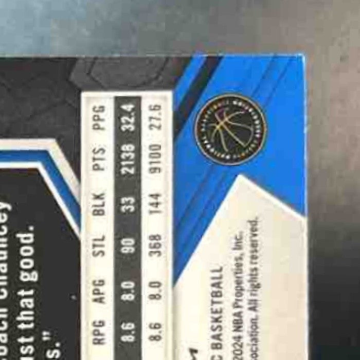 2023-24 Panini Mosaic Luka Doncic Reactive Blue Prizm #285 Dallas Mavericks - Sports Cards