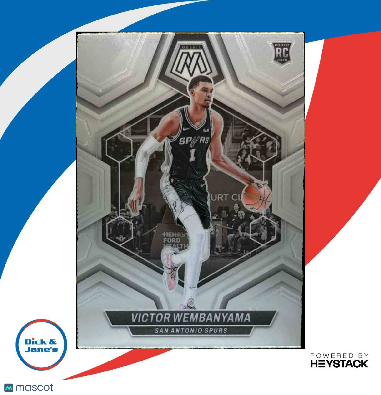 2023-24 Panini Mosaic Victor Wembanyama RC San Antonio Spurs - Sports Cards