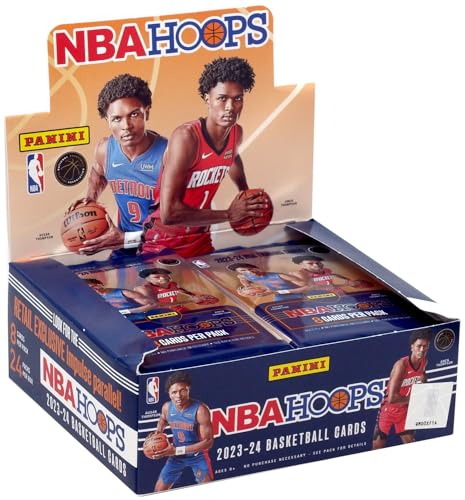 2023/24 Panini NBA HOOPS Basketball 24-Pack Retail Box (Wemby?) - NBA Retail Box