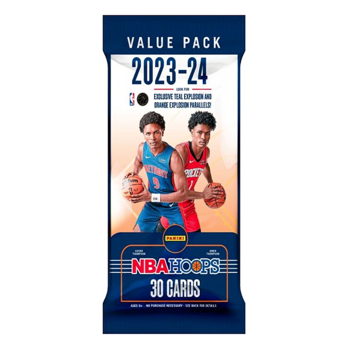 2023 / 24 Panini NBA Hoops Basketball Value Fat Pack (30 Cards) - NBA Blaster