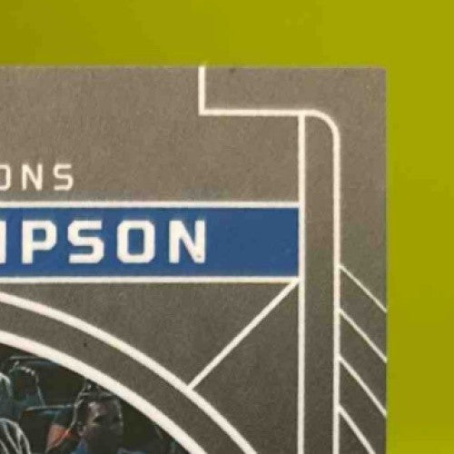 2023-24 Panini Obsidian Ausar Thompson Equinox Electric Etch Green Flood /25 RC - Sports Cards