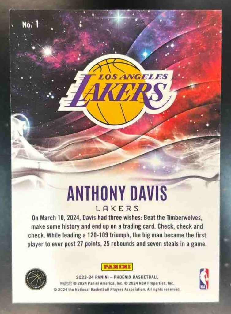 2023-24 Panini Phoenix Anthony Davis Genies #1 Los Angeles Lakers - Sports Cards