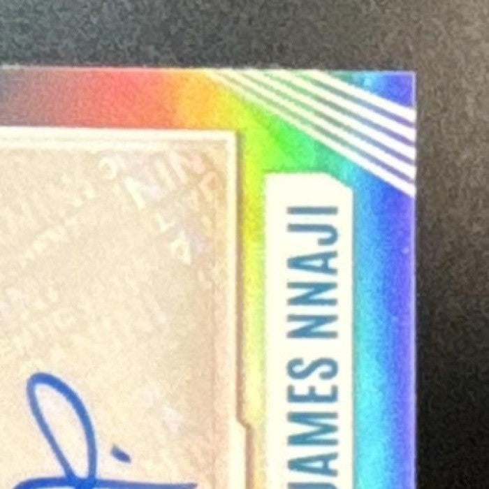 2023-24 Panini Phoenix James Nnaji Auto #PA-JNN Charlotte Hornets - Sports Cards