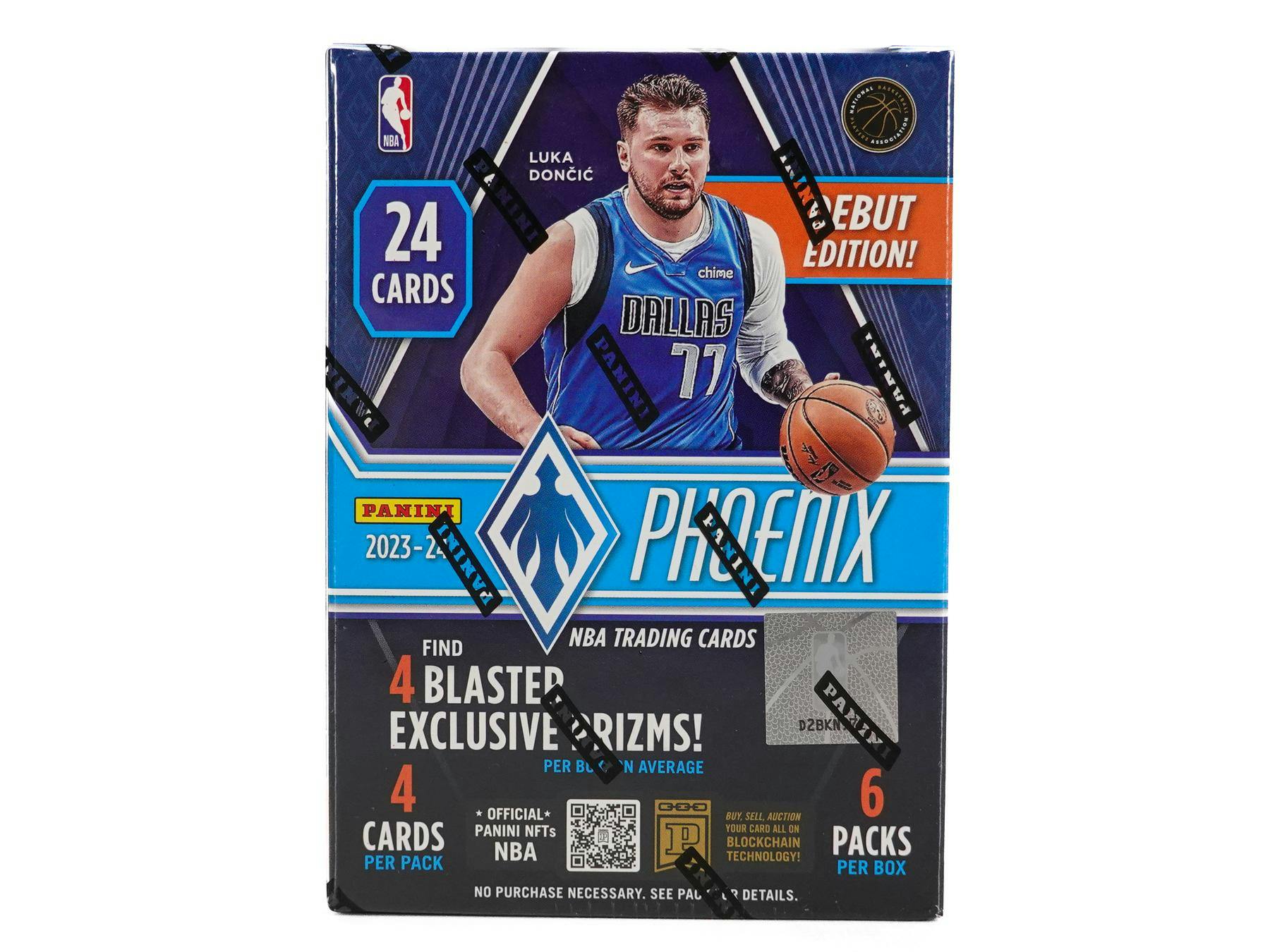 2023/24 Panini Phoenix NBA Basketball Blaster Box (4 Retail Prizms) 6 Packs - NBA Blaster