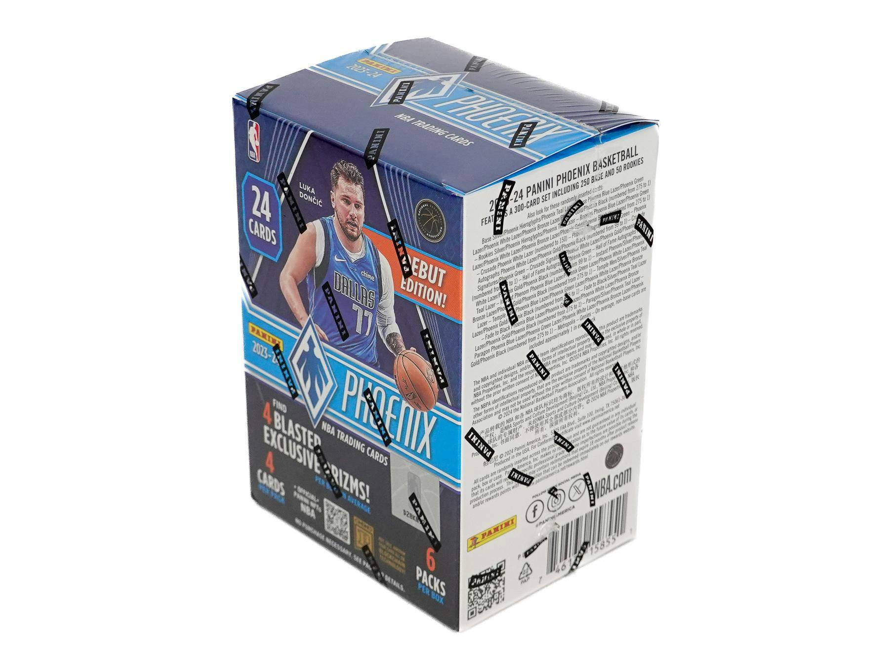 2023/24 Panini Phoenix NBA Basketball Blaster Box (4 Retail Prizms) 6 Packs - NBA Blaster