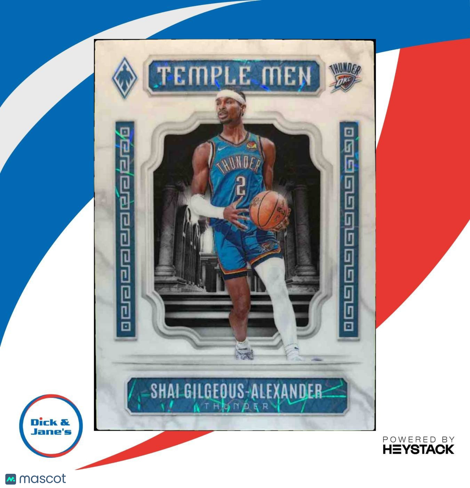2023-24 Panini Phoenix Shai Gilgeous-Alexander Temple Men White Lazer /150 - Sports Cards