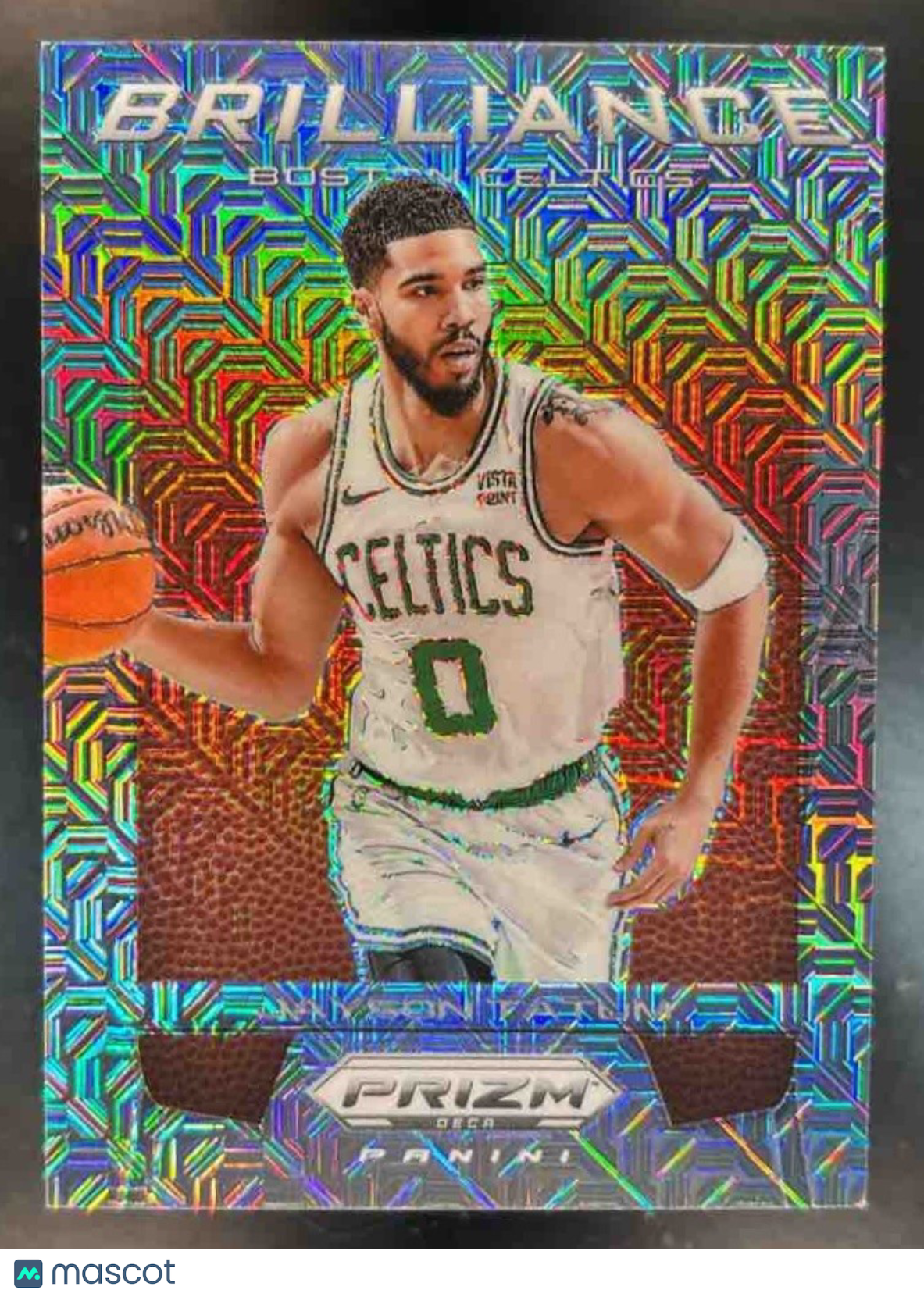 2023-24 Panini Prizm Deca Jayson Tatum Brilliance Mojo /25 #6 Boston Celtics - Sports Cards