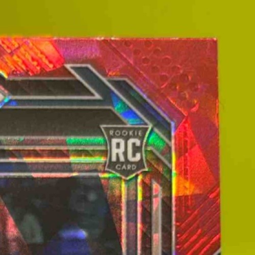 2023-24 Panini Prizm Draft Picks Victor Wembanyama Red Cracked Ice #2 RC Spurs - Sports Cards