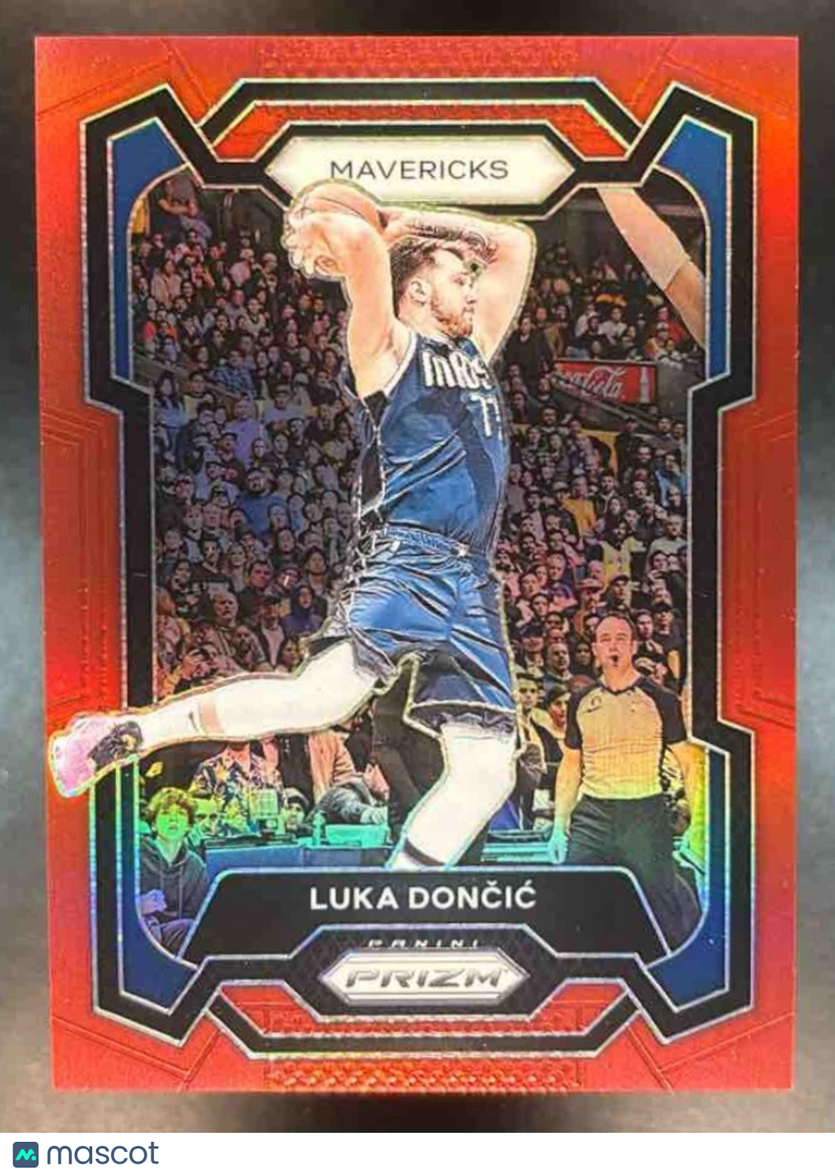 2023-24 Panini Prizm Luka Doncic Prizms Red /299 #110 Dallas Mavericks - Sports Cards