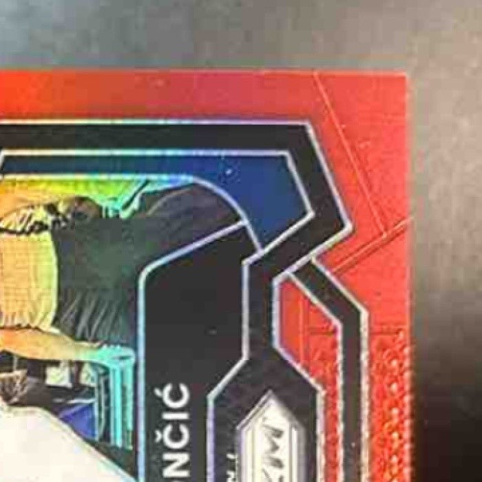 2023-24 Panini Prizm Luka Doncic Prizms Red /299 #110 Dallas Mavericks - Sports Cards
