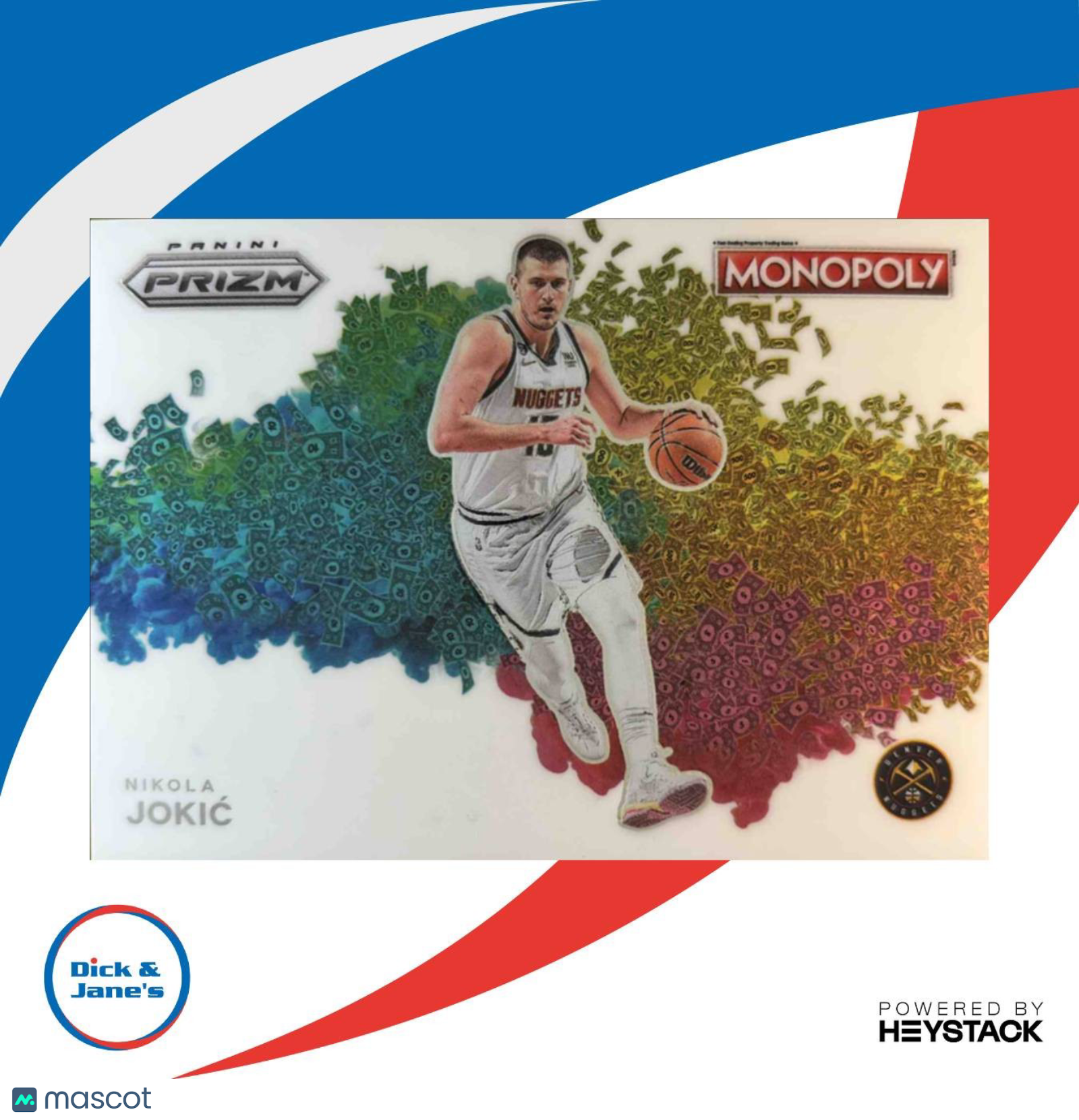 2023-24 Panini Prizm Monopoly Nikola Jokic Money Blast SSP #MB-1 Denver Nuggets - Sports Cards