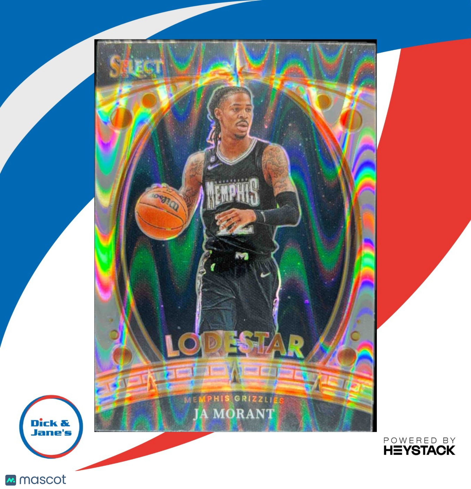 2023-24 Panini Select Ja Morant Lodestars #10 Memphis Grizzlies - Sports Cards