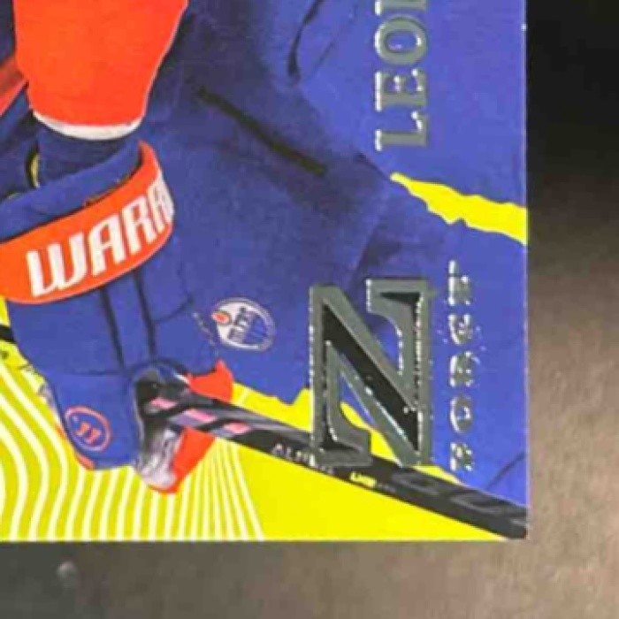 2023-24 Skybox Metal Universe Leon Draisaitl Z Force #1 Edmonton Oilers - Sports Cards