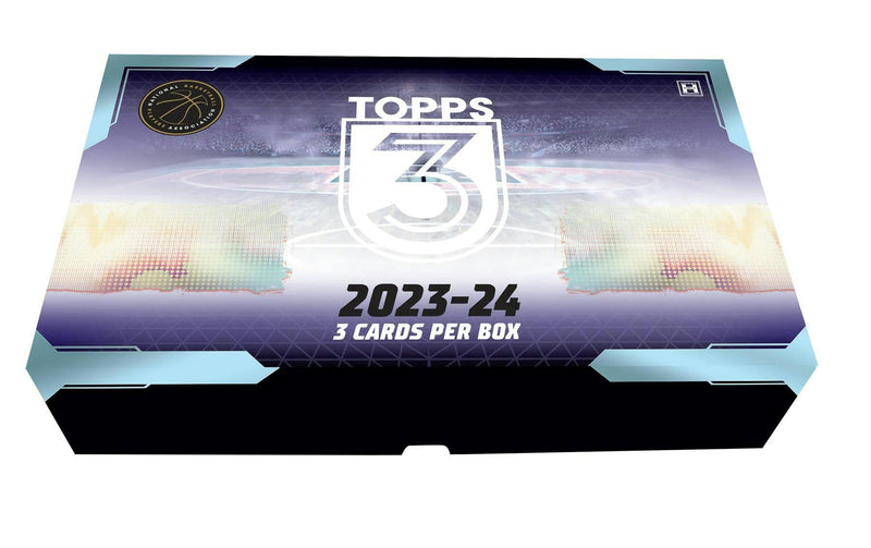 2023/24 Topps Three Basketball Hobby Box (Two Encased Autos) April 11th