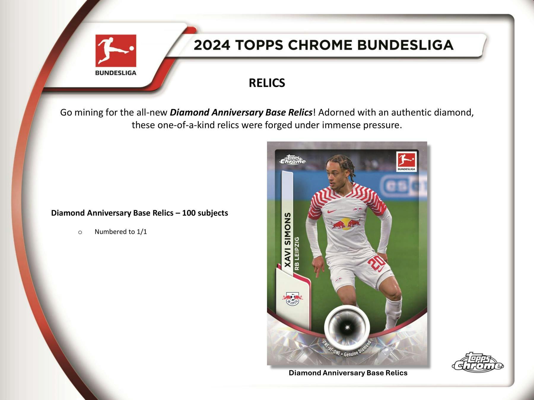2023/24 Topps Chrome Bundesliga Soccer Hobby Box (1 Auto) - Soccer Hobby Box