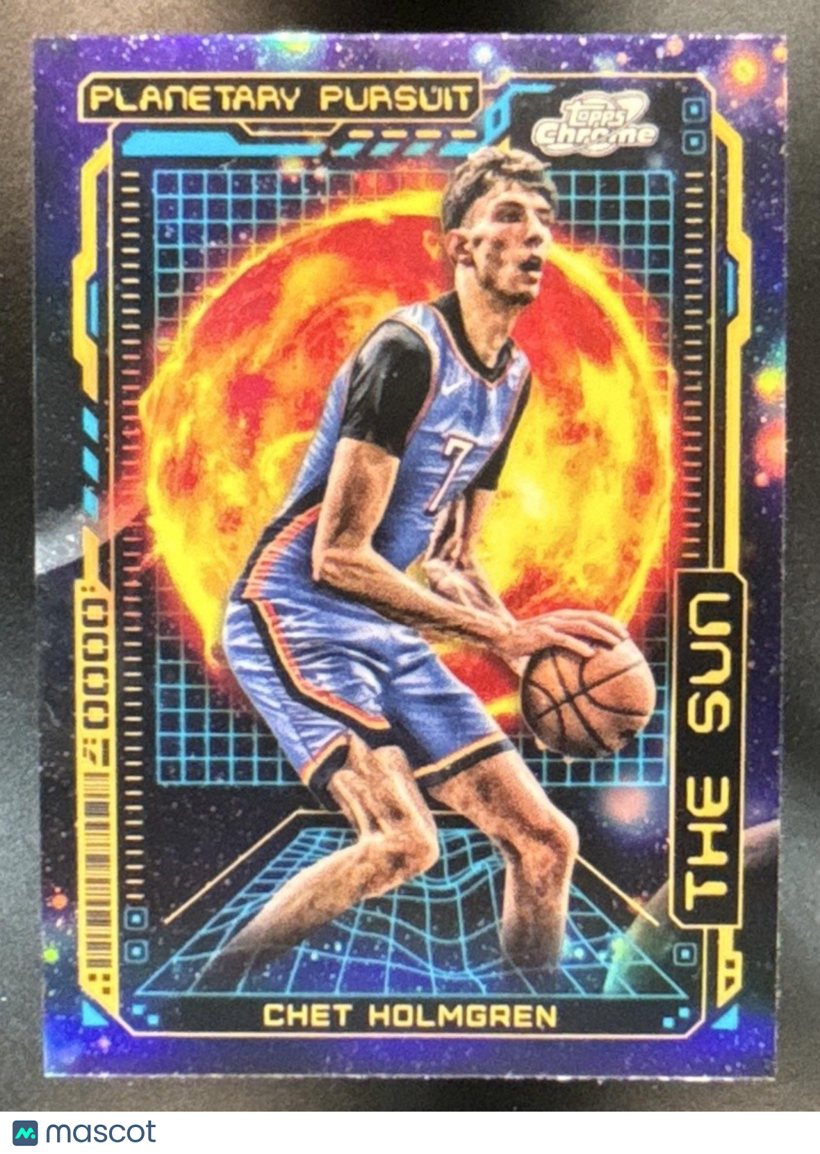 2023-24 Topps Cosmic Chrome Chet Holmgren Planetary Pursuit Sun #PPS-8 Thunder - Sports Cards