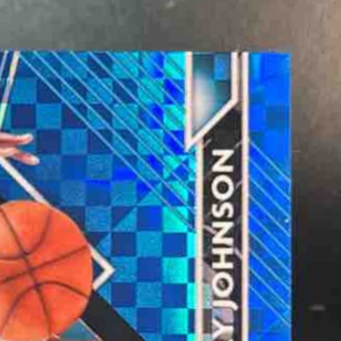 2023-24 Topps Finest Larry Johnson Blue Checkerboard /49 #263 Rare Hornets - Sports Cards