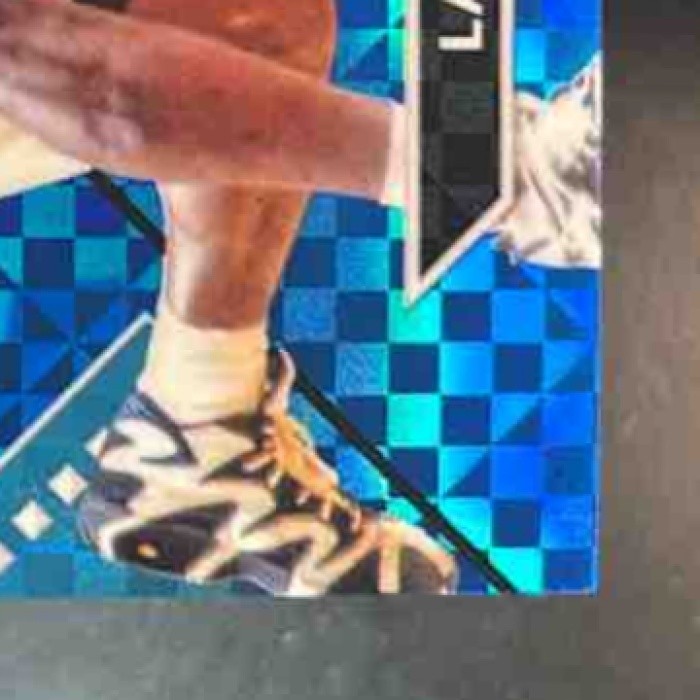 2023-24 Topps Finest Larry Johnson Blue Checkerboard /49 #263 Rare Hornets - Sports Cards