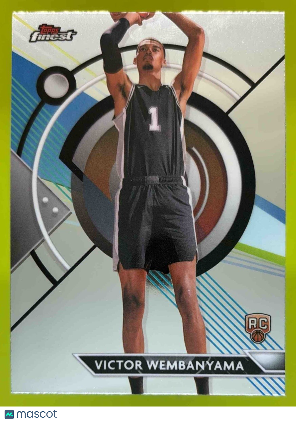 2023-24 Topps Finest Victor Wembanyama #76 Common RC San Antonio Spurs - Sports Cards