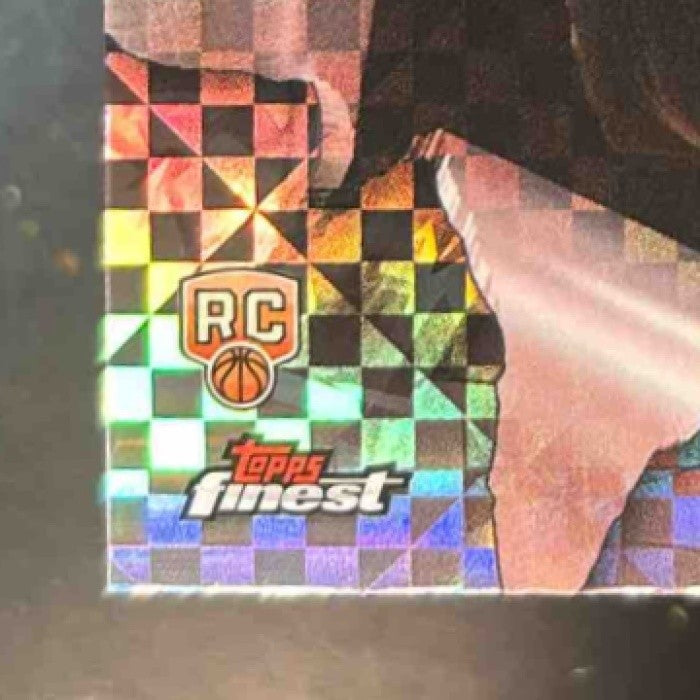 2023-24 Topps Finest Victor Wembanyama Debut Checkerboard Refractor RC Spurs - Sports Cards