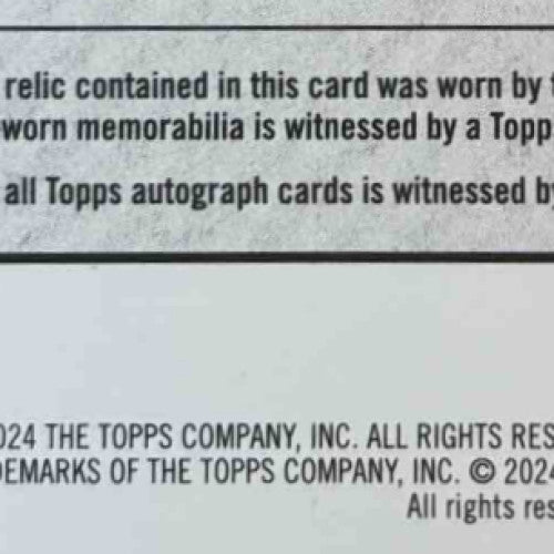 2023-24 Topps Motif Gradey Dick Rookie Quad Relic Auto Ultramarine Blue 3/35 RC - Sports Cards